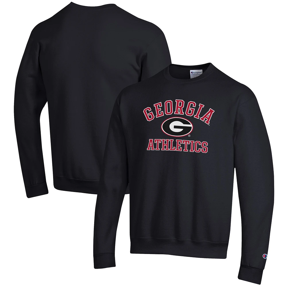 Men's Champion Georgia Bulldogs Athletics Logo Pullover Sweatshirt