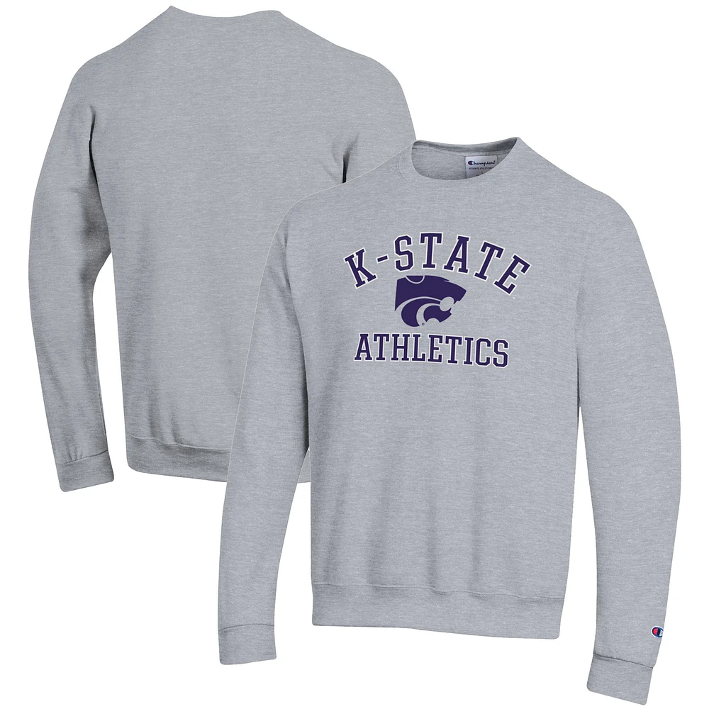 Men's Champion Kansas State Wildcats Athletics Logo Pullover Sweatshirt