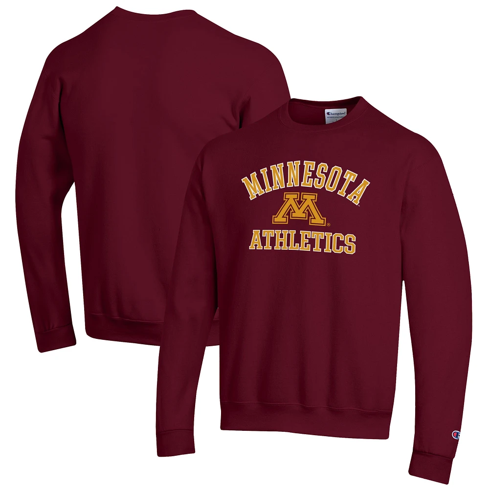 Men's Champion Maroon Minnesota Golden Gophers Athletics Logo Pullover Sweatshirt