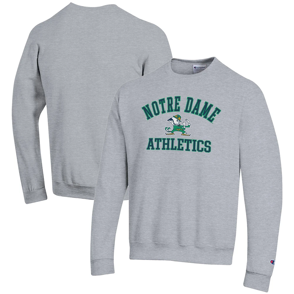 Men's Champion Notre Dame Fighting Irish Athletics Logo Pullover Sweatshirt