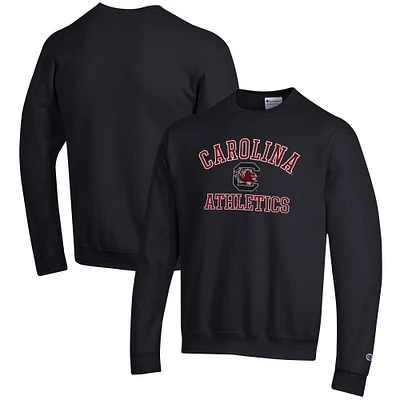 Men's Champion Black South Carolina Gamecocks Athletics Logo Pullover Sweatshirt