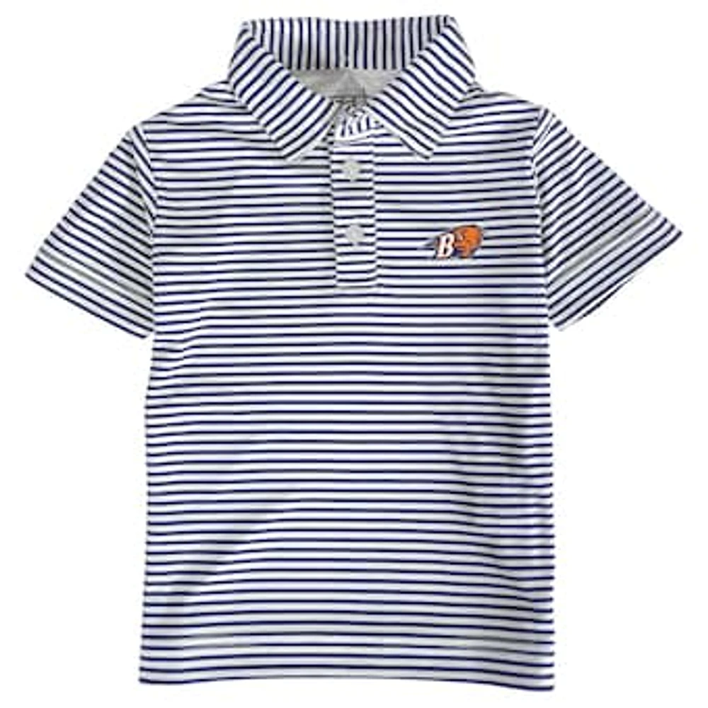 Toddler Garb Blue Bucknell Bison Carson Polo