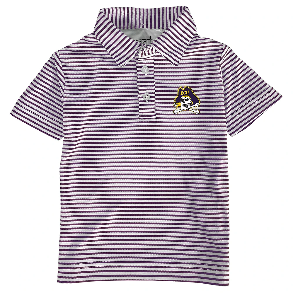 Toddler Garb Purple ECU Pirates Carson Polo
