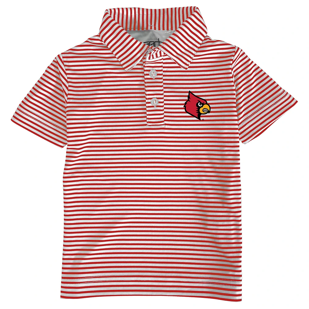 Toddler Garb Red Louisville Cardinals Carson Polo