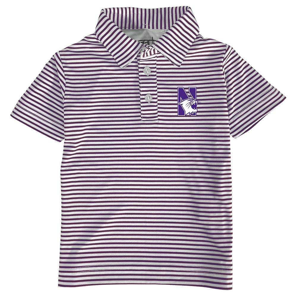 Toddler Garb Purple Northwestern Wildcats Carson Polo