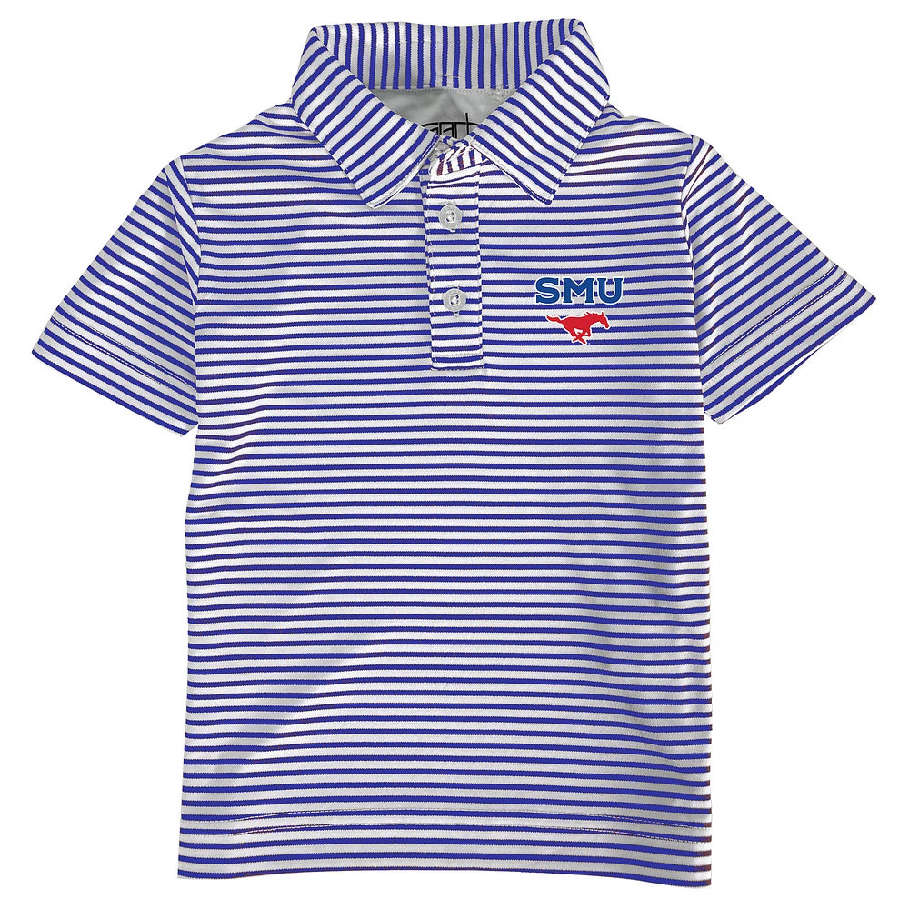 Toddler Garb Royal SMU Mustangs Carson Polo