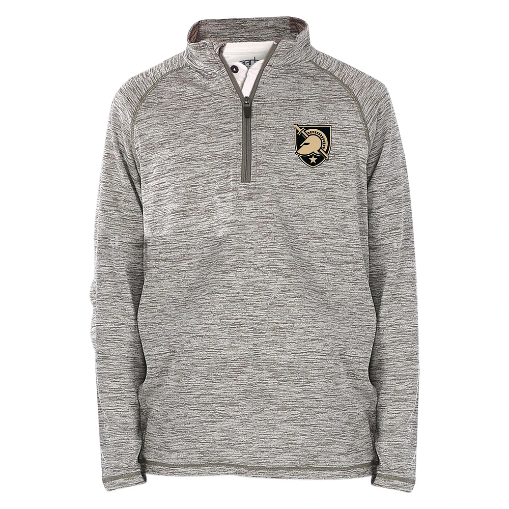 Youth Garb Gray Army Black Knights Matthew Quarter-Zip Top