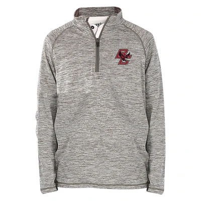 Youth Garb Gray Boston College Eagles Matthew Quarter-Zip Top