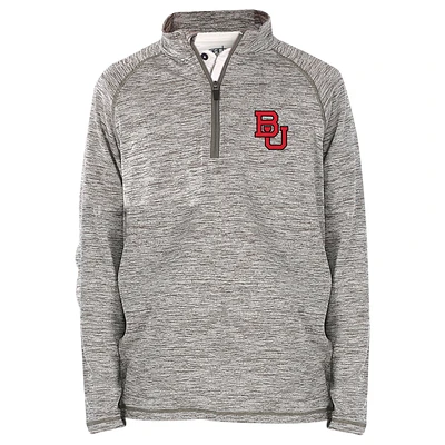 Youth Garb Gray Boston University Matthew Quarter-Zip Top