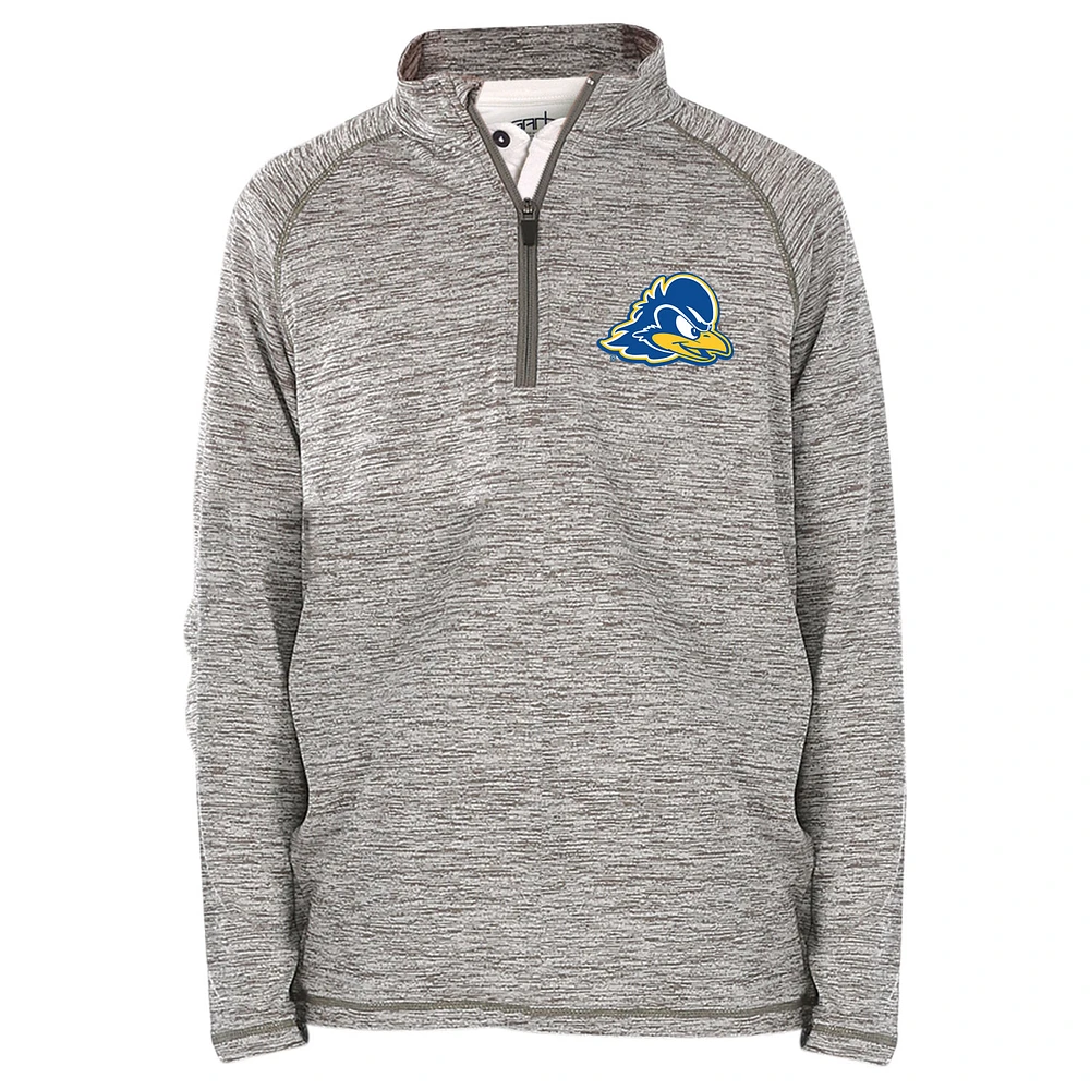 Youth Garb Gray Delaware Fightin' Blue Hens Matthew Quarter-Zip Top