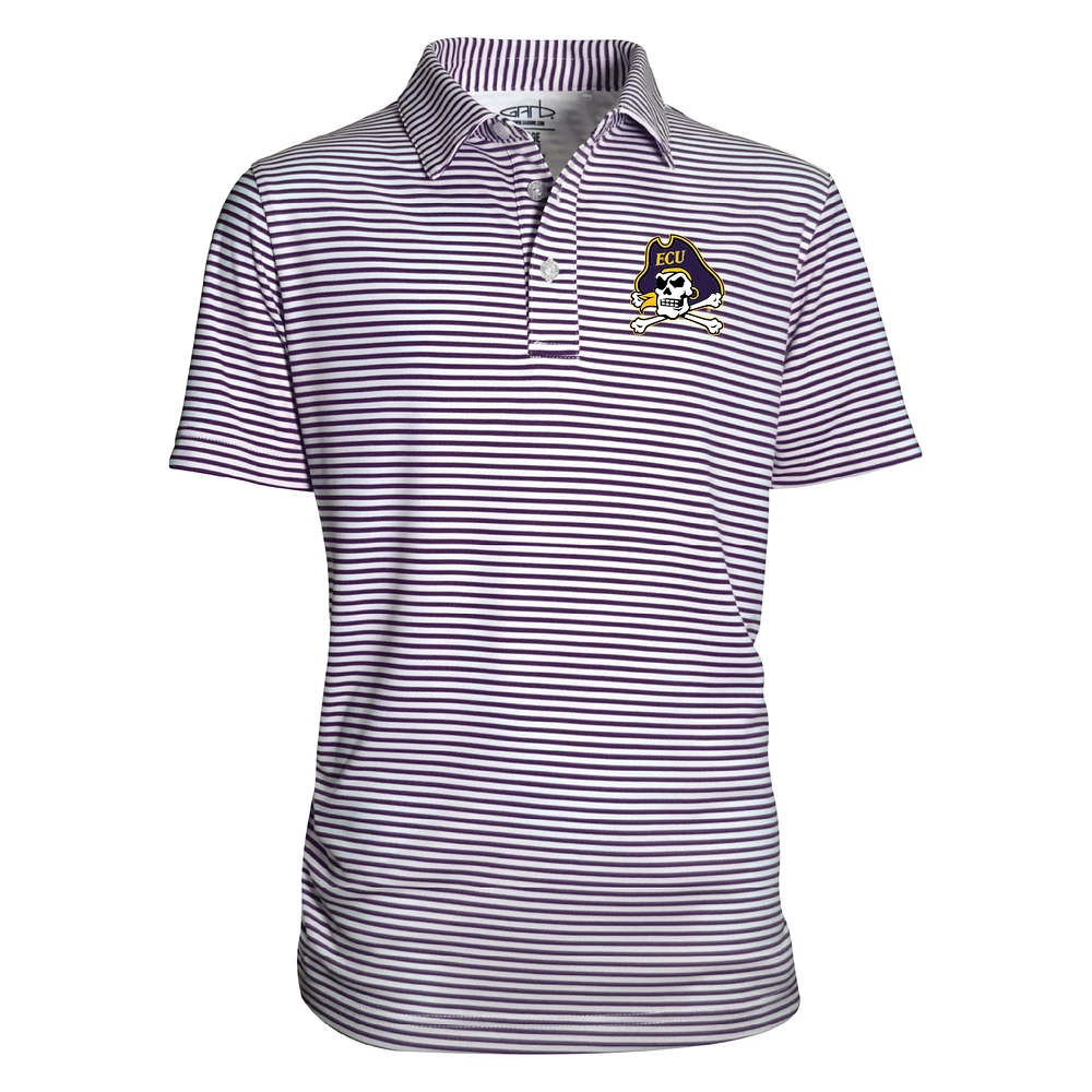 Youth Garb Purple ECU Pirates Carson Polo