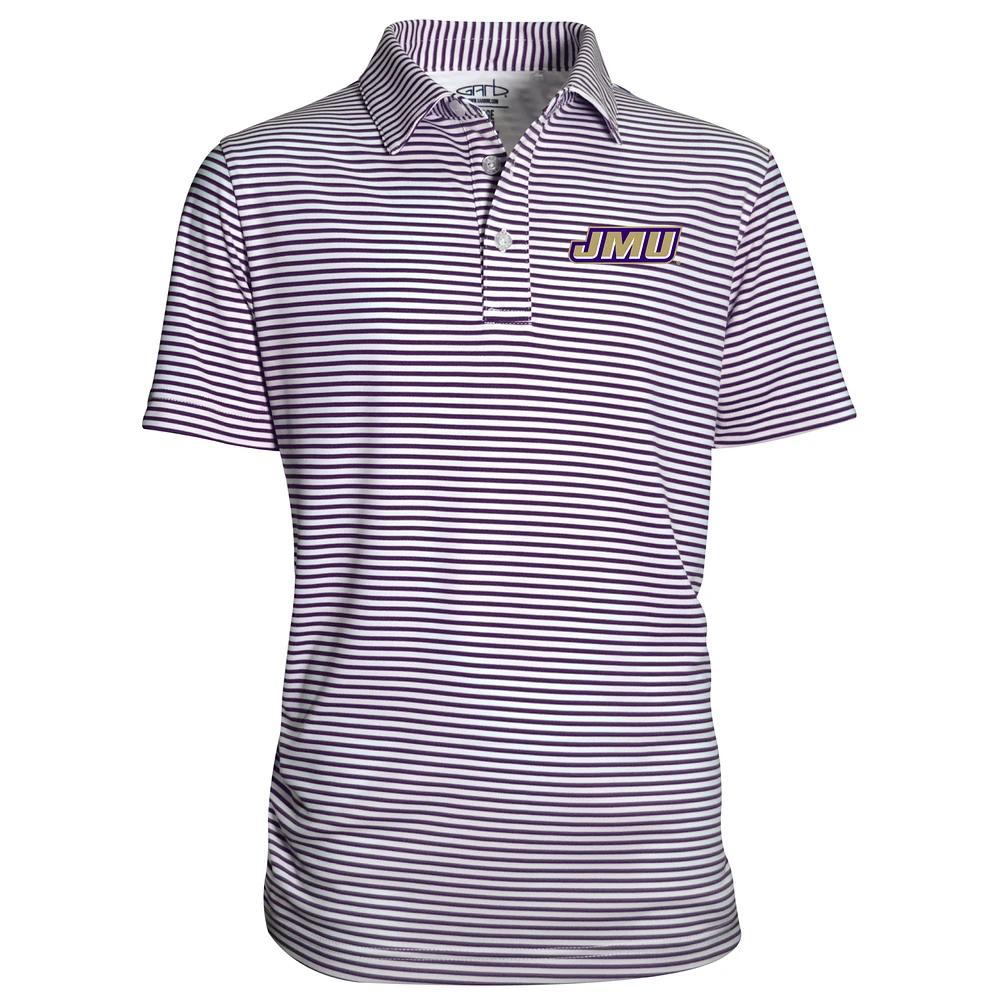Youth Garb Purple James Madison Dukes Carson Polo