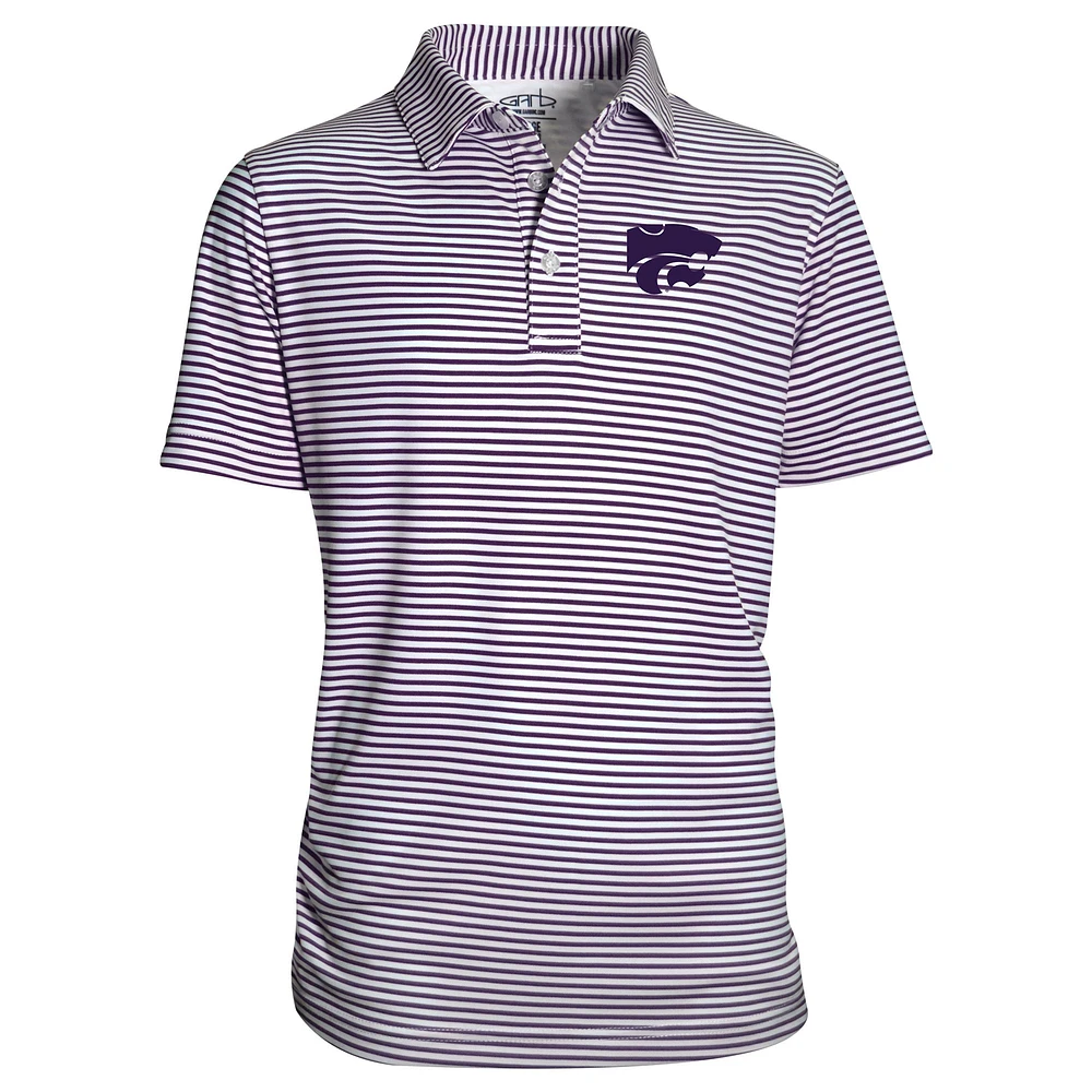 Youth Garb Purple Kansas State Wildcats Carson Polo