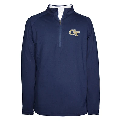 Youth Garb Navy Georgia Tech Yellow Jackets Matthew Quarter-Zip Top