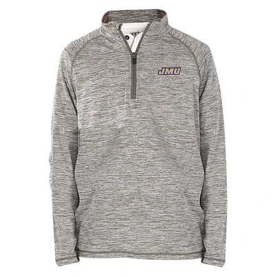Youth Garb Gray James Madison Dukes Matthew Quarter-Zip Top