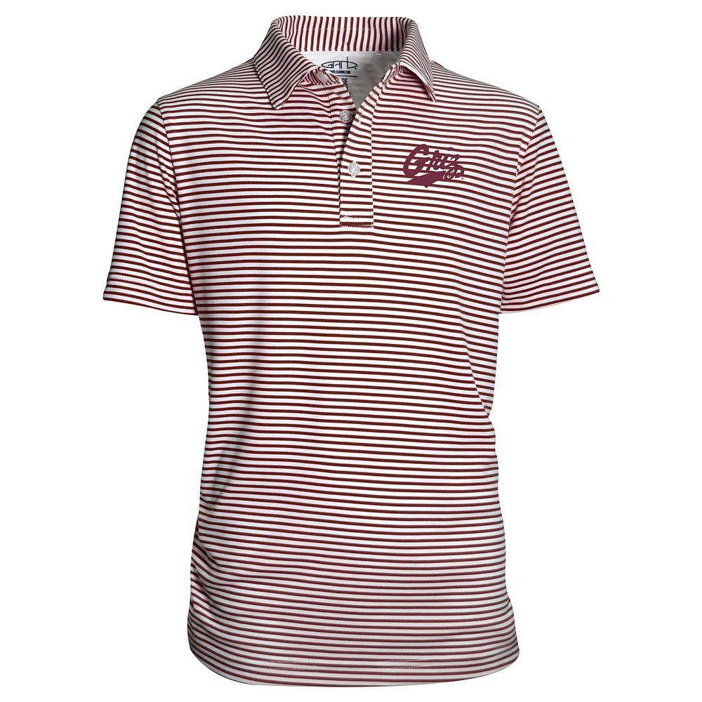 Youth Garb Maroon Montana Grizzlies Carson Polo