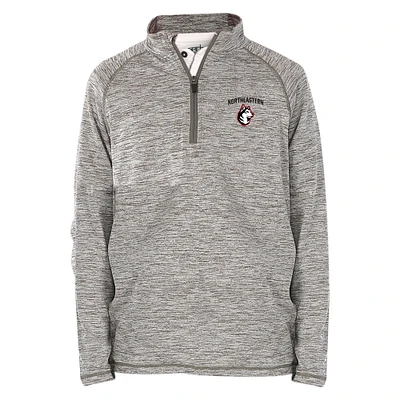 Youth Garb Gray Northeastern Huskies Matthew Quarter-Zip Top