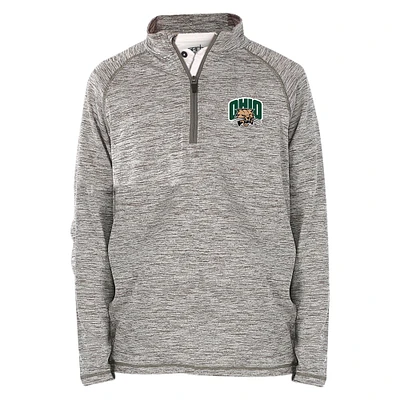 Youth Garb Gray Ohio Bobcats Matthew Quarter-Zip Top