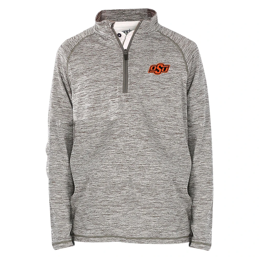Youth Garb Gray Oklahoma State Cowboys Matthew Quarter-Zip Top