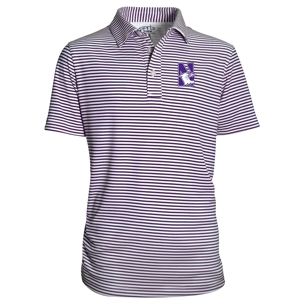 Youth Garb Purple Northwestern Wildcats Carson Polo