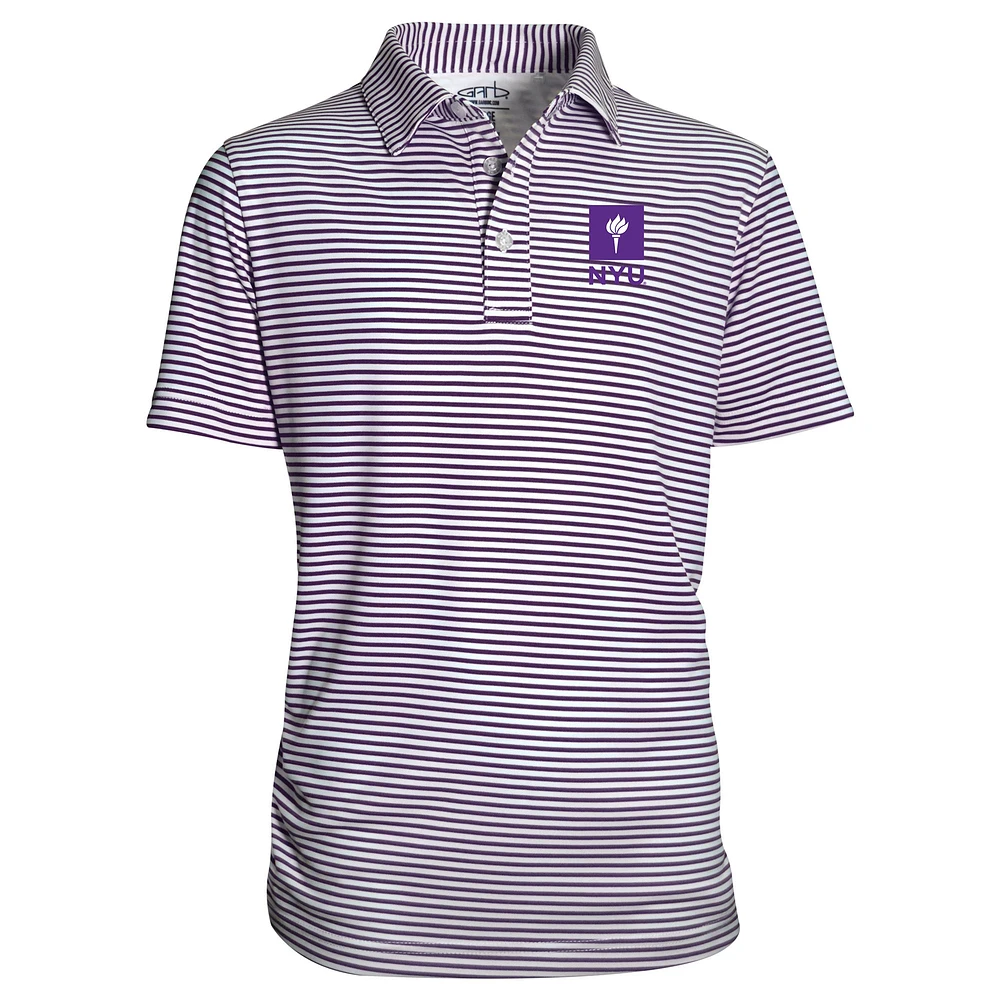 Youth Garb Purple NYU Violets Carson Polo