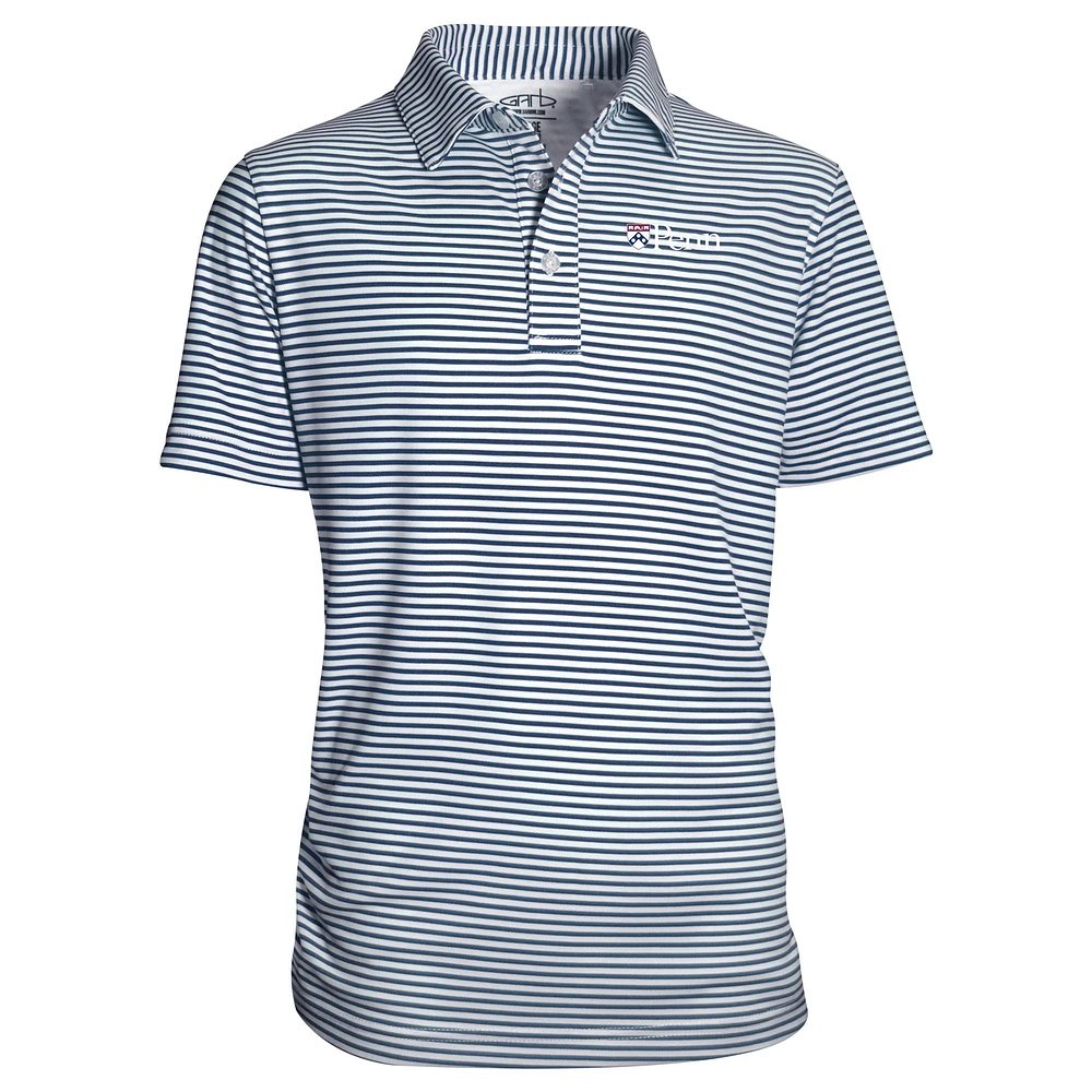 Youth Garb Navy Pennsylvania Quakers Carson Polo