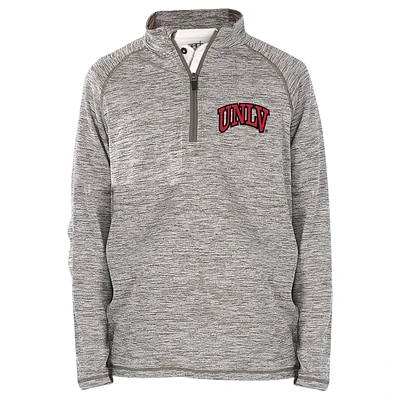 Youth Garb Gray UNLV Rebels Matthew Raglan Quarter-Zip Top