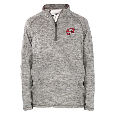 Youth Garb Gray Western Kentucky Hilltoppers Matthew Raglan Quarter-Zip Top