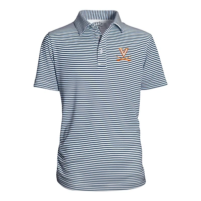 Youth Garb Navy Virginia Cavaliers Carson Polo