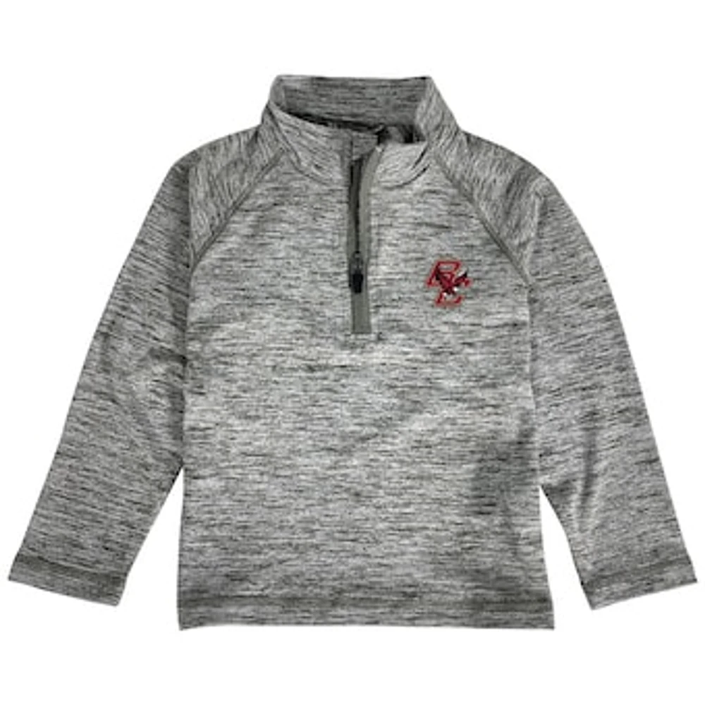 Toddler Garb Gray Boston College Eagles Matthew Quarter-Zip Pullover Top
