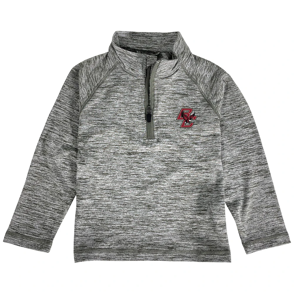 Toddler Garb Gray Boston College Eagles Matthew Quarter-Zip Pullover Top