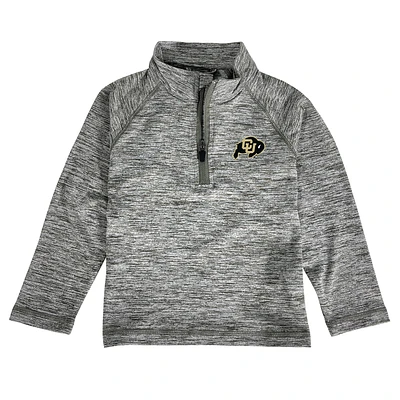 Toddler Garb Gray Colorado Buffaloes Matthew Quarter-Zip Pullover Top