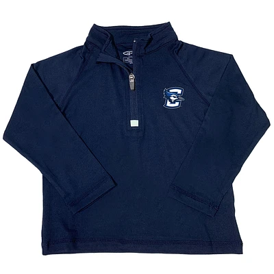 Toddler Garb Navy Creighton Bluejays Matthew Quarter-Zip Pullover Top