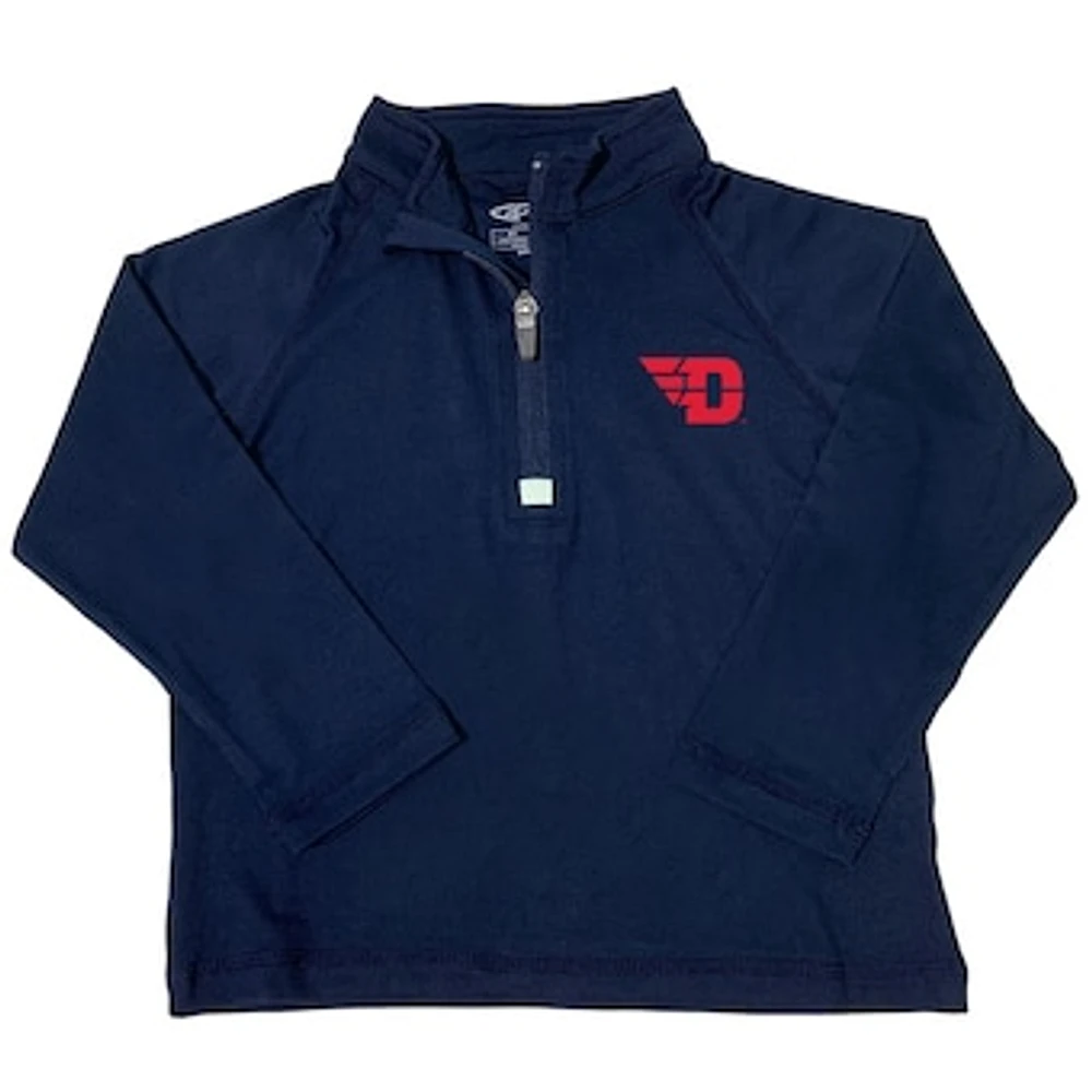 Toddler Garb Navy Dayton Flyers Matthew Quarter-Zip Pullover Top