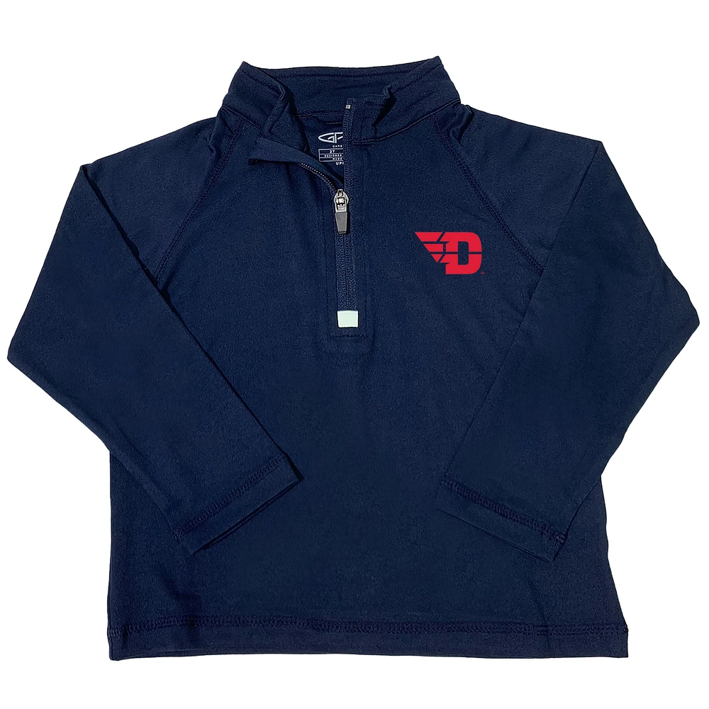 Toddler Garb Navy Dayton Flyers Matthew Quarter-Zip Pullover Top