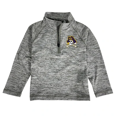 Toddler Garb Gray ECU Pirates Matthew Quarter-Zip Pullover Top