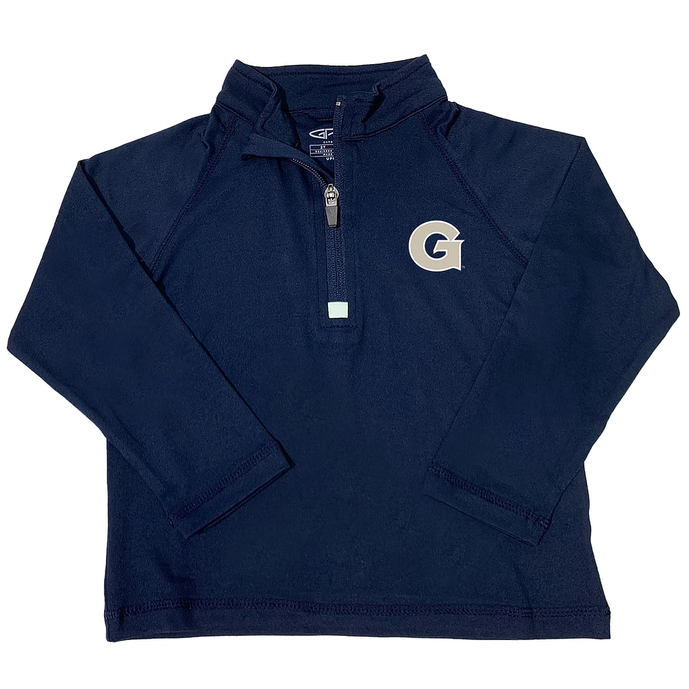 Toddler Garb Navy Georgetown Hoyas Matthew Quarter-Zip Pullover Top