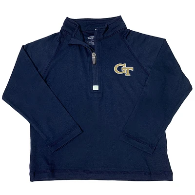 Toddler Garb Navy Georgia Tech Yellow Jackets Matthew Quarter-Zip Pullover Top