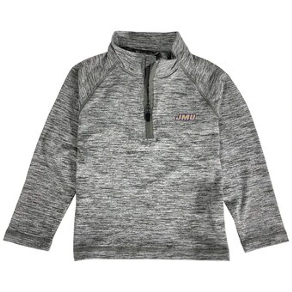 Toddler Garb Gray James Madison Dukes Matthew Quarter-Zip Pullover Top