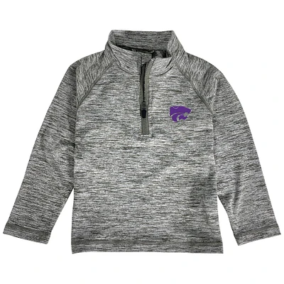 Toddler Garb Gray Kansas State Wildcats Matthew Quarter-Zip Pullover Top