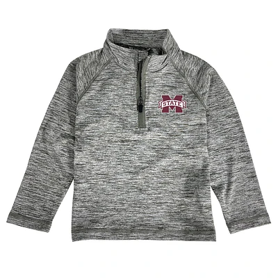 Toddler Garb Gray Mississippi State Bulldogs Matthew Quarter-Zip Pullover Top