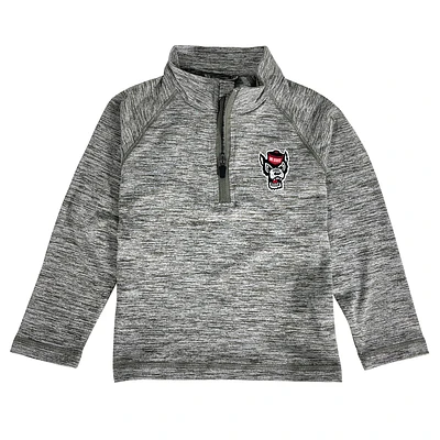 Toddler Garb Gray NC State Wolfpack Matthew Quarter-Zip Pullover Top