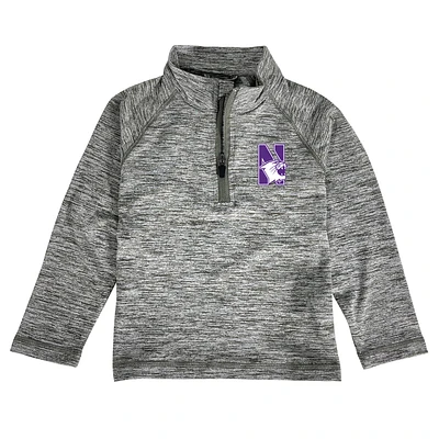 Toddler Garb Gray Northwestern Wildcats Matthew Quarter-Zip Pullover Top