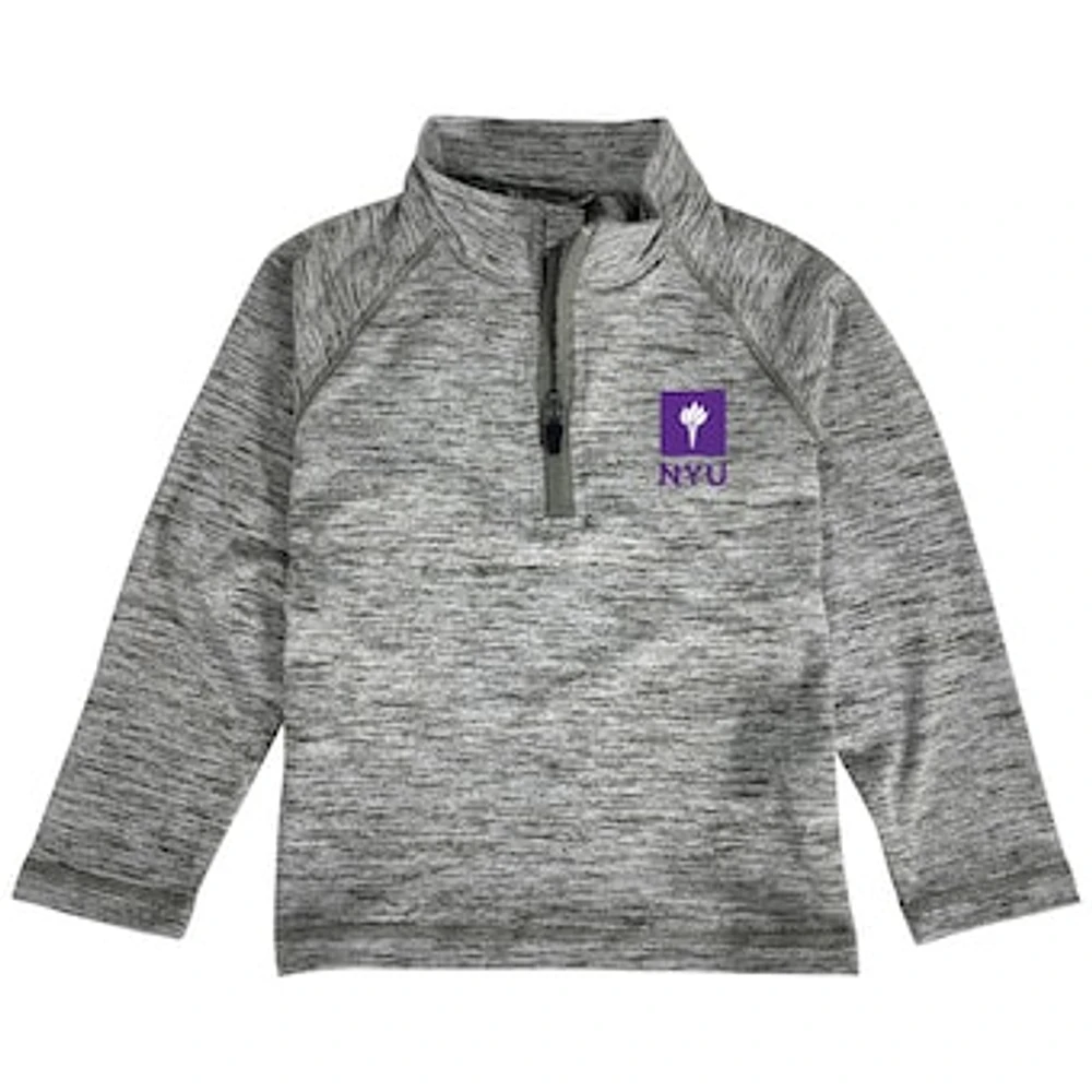 Toddler Garb Gray NYU Violets Matthew Quarter-Zip Pullover Top