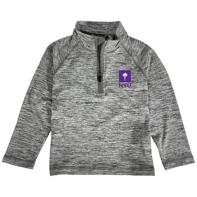 Toddler Garb Gray NYU Violets Matthew Quarter-Zip Pullover Top