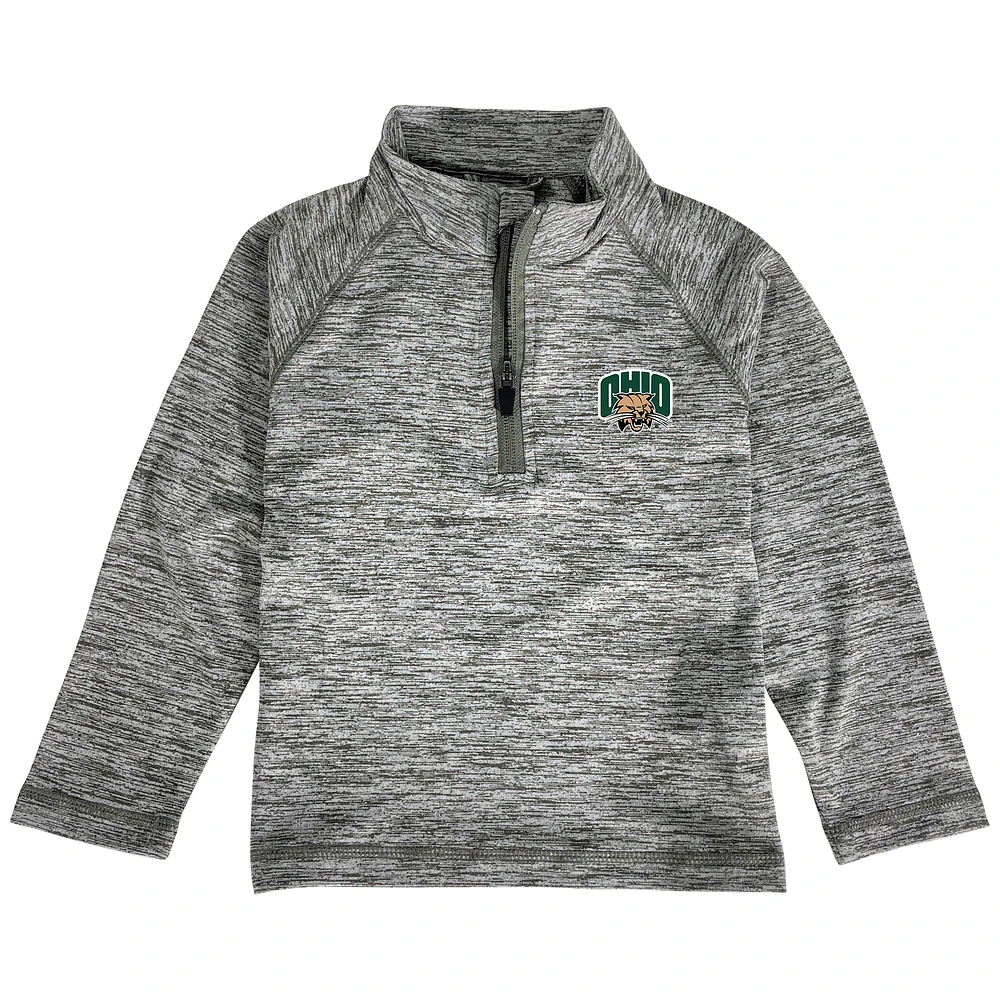 Toddler Garb Gray Ohio Bobcats Matthew Quarter-Zip Pullover Top