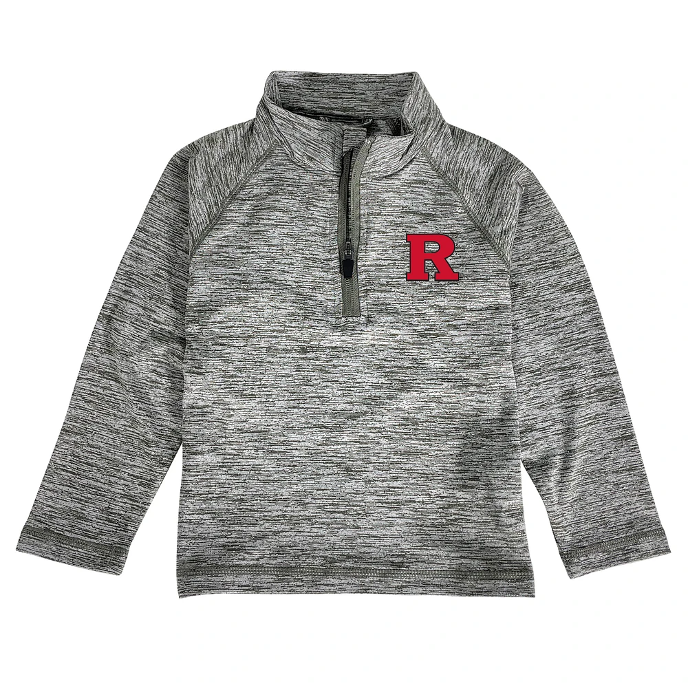 Toddler Garb Gray Rutgers Scarlet Knights Matthew Quarter-Zip Pullover Top
