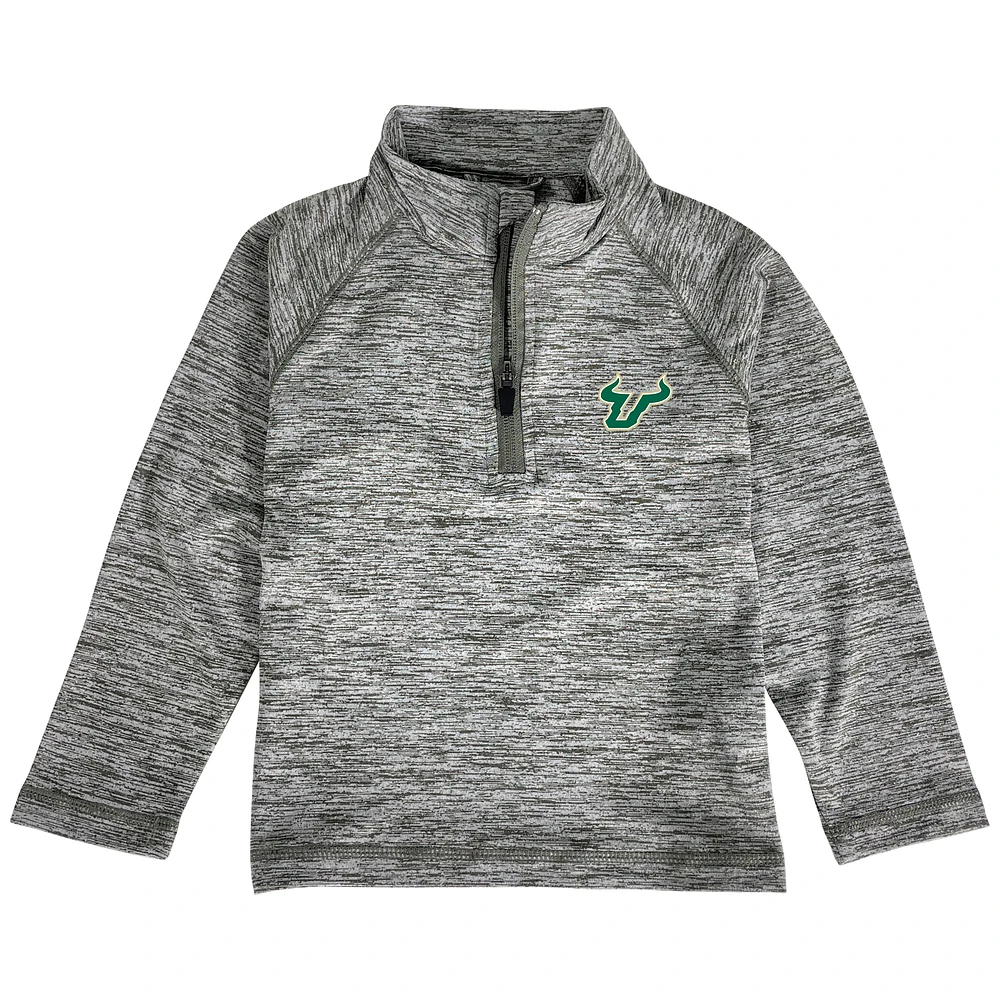 Toddler Garb Gray South Florida Bulls Matthew Quarter-Zip Pullover Top