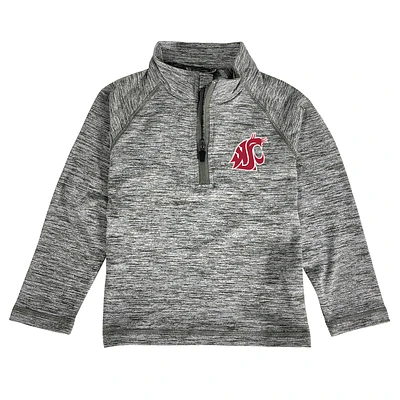 Toddler Garb Gray Washington State Cougars Matthew Raglan Quarter-Zip Top