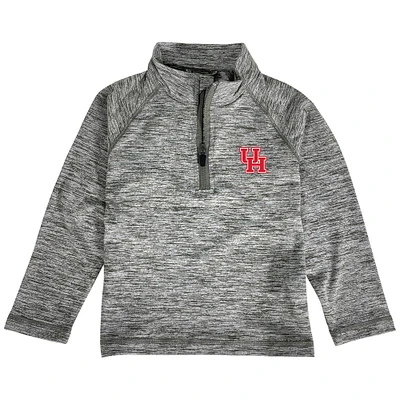 Toddler Garb Gray Houston Cougars Matthew Raglan Quarter-Zip Top